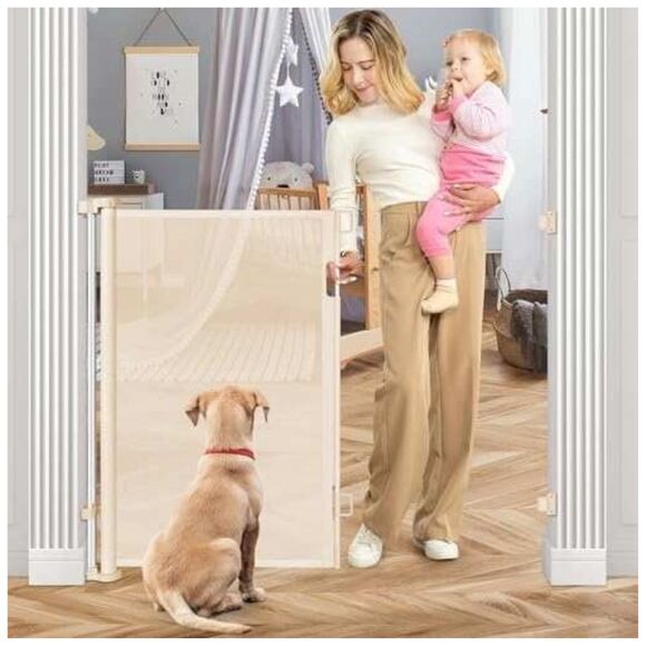 42-Inch Extra‎ Tall Safety Retractable Gate 56